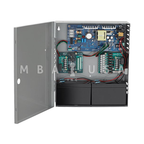 Von Duprin Base Power Supply (4A @ 12/24 VDC Field Selectable), Independently Controlled Relays w/ FA, (PS904-4R-FA)