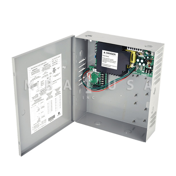 Von Duprin Base Power Supply (4A (16A inrush) @ 12/24 VDC Field Selectable), 4 Relay Board Integrated Logic for Controlling Security Interlocks, Auto Operators and Time Delays (PS914-4RL)