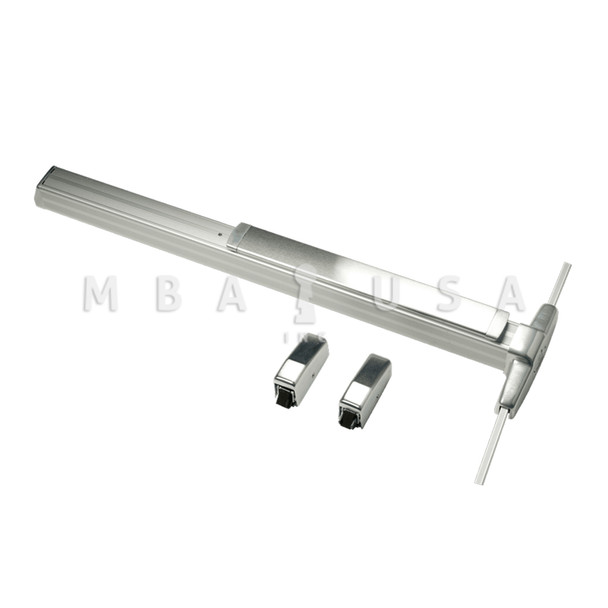 Von Duprin Grade 1 Surface Vertical Rod Exit Device, Narrow Stile Pushpad, 36", Exit Only, Less Trim, Less Dogging, Quiet Electric Latch Retraction, Dark Bronze Anodized Aluminum, Non-Handed (QEL3327AEO 3 313)