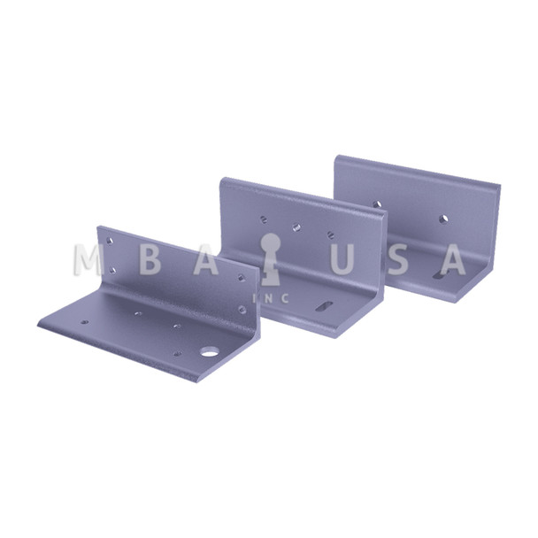 Securitron Z Bracket, for MM15, Satin Aluminum Clear Anodized (Z-MM15CL)