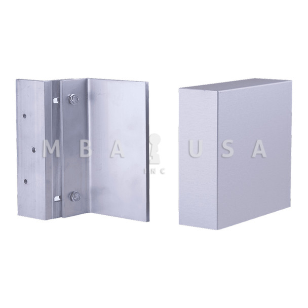 Securitron Adjustable Z Bracket, for M32/M62, Satin Stainless Steel (ZA-32/62SS)