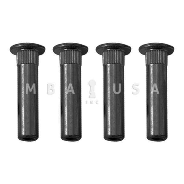 Norton Sex Nuts for 1-3/4" Doors, Pack of 4, Black Finish (SN-134 693)