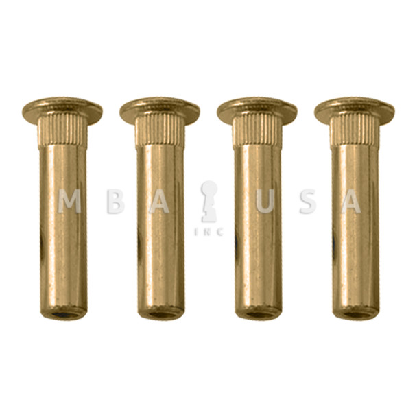 Norton Sex Nuts for 1-3/4" Doors, Pack of 4, Medium Bronze Finish (SN-134 694)