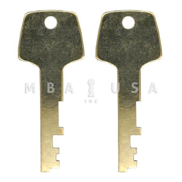 Random Cut Pair of User Keys for Lefebure / Bullseye PL80, AL81, & AL82