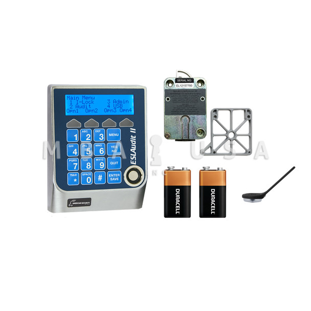 AMSEC ESLAudit II Keypad & 1 Swingbolt Lock Pkg