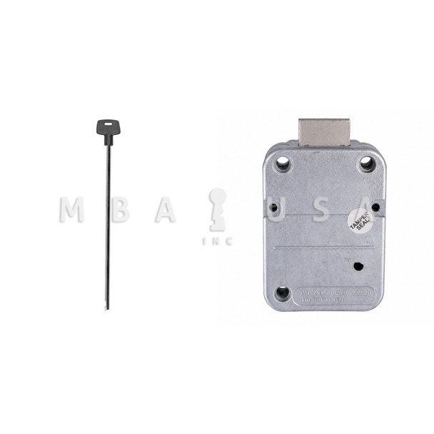 Key Operated Lock, 12" Key Stem & 2 Key Bits