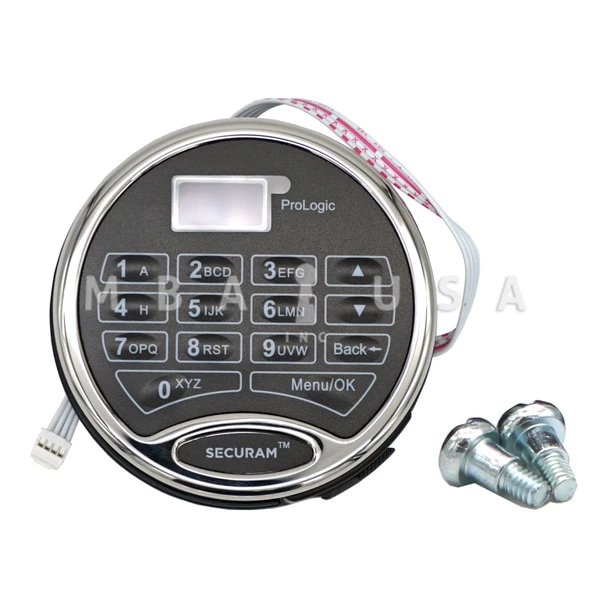 ProLogic L01 Keypad, Battery Drawer, Satin Chrome, w/ Color OLED Screen