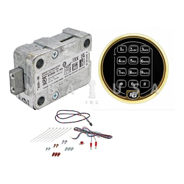 S&G Motor Retracted Deadbolt & 2-Battery Keypad (Titan Programmable Features)