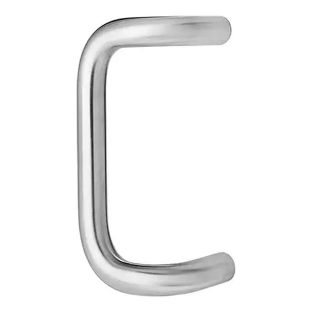 Rockwood 90-Degree Door Pull, 10" Center to Center, Satin Aluminum Clear Anodized Finish (BF157 US28) Rockwood 90-Degree Door Pull, 10" Center to Center, Satin Aluminum Clear Anodized Finish (BF157 US28)