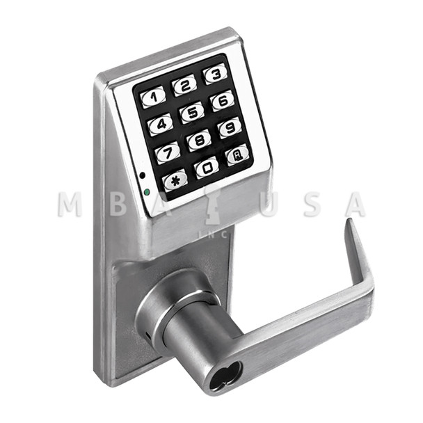 Alarm Lock Trilogy DL2700, Grade 1 Pushbutton Cylindrical Lock (DL2700IC US26D) Alarm Lock Trilogy DL2700, Grade 1 Pushbutton Cylindrical Lock (DL2700IC US26D)