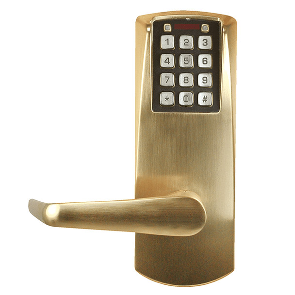 E-Plex 2000 Cylindrical Lock, 100 Access Codes, 1,000 Audit Events, 2-3/4" Backset, 1/2" Throw, No Key Override (E2031LL-606-41) E-Plex 2000 Cylindrical Lock, 100 Access Codes, 1,000 Audit Events, 2-3/4" Backset, 1/2" Throw, No Key Override (E2031LL-606-41)