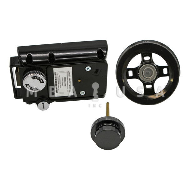 Surface Mounted Pedestrian Door Lock, 2740B, Non-Drill Resistant Mounting Plate, No Strike