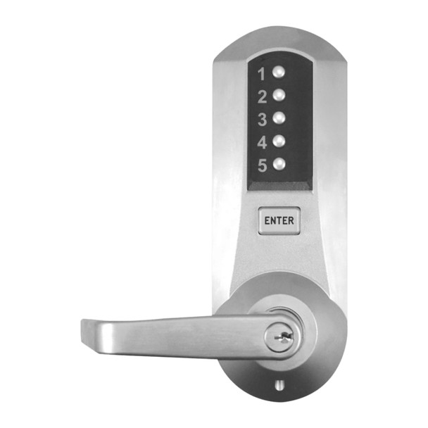Simplex 5000 Series Cylindrical Combination Lever Lock, Interior Combination Change, DOD, KIL, Schlage C Keyway (5031XSWL-26D-41)