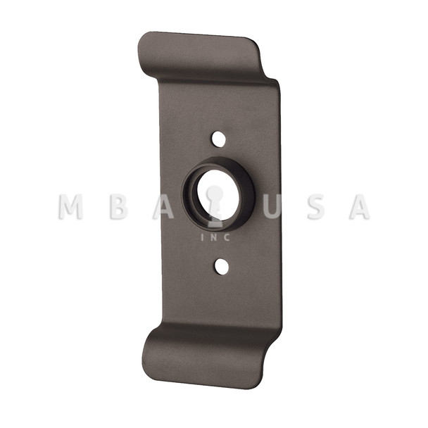Dexter Grade 1  Exit Device Trim, Nightlatch Function, Cylinder Plate, Dark Bronze, Non-Handed (ED2000T-NL-PULL-NC-SP313)