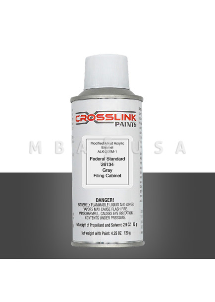 GSA Spray Paint, Gray, 4oz (SAE-AMS-STD-595 26134)