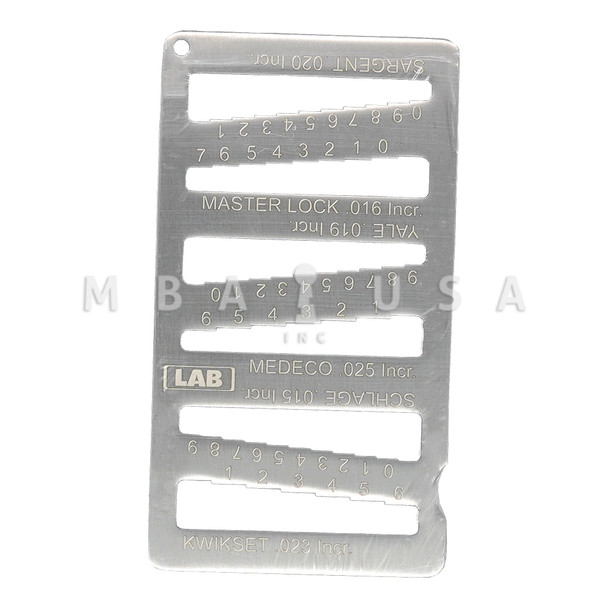 LAB 6-in-1 Key Gauge