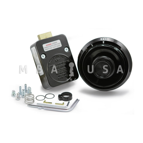 S&G 8560 Lock Package w/ Spyproof Dial & Ring, Black & White