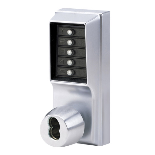 Simplex 1000 Series Grade 1 Pushbutton Knob Lock, Key Override
