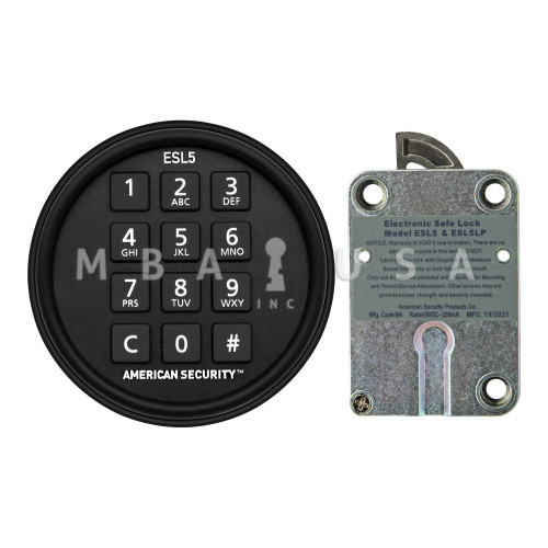 AMSEC ESL5 Swing Bolt Lock w/ Black Keypad MBA USA, Inc.