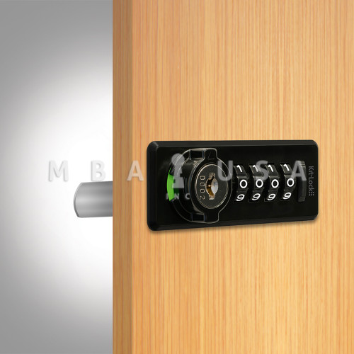 Codelocks KL20 Mechanical Cabinet/Locker Lock, Black Finish