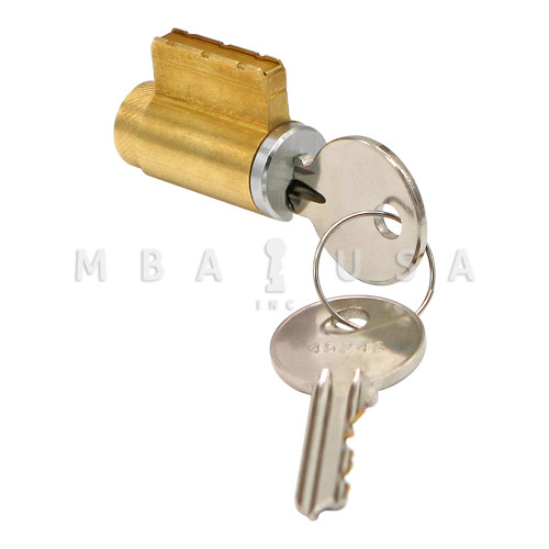 Ilco KIK / KIL Cylinder, 5-Pin (Drilled 6), Yale Y1 Keyway, Satin