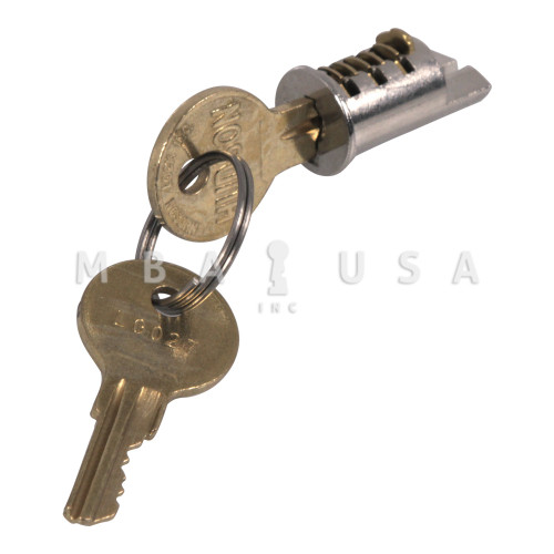 Key Locking Cylinder w/ Pair of Keys, Single Sided (Hudson), Keyed ...
