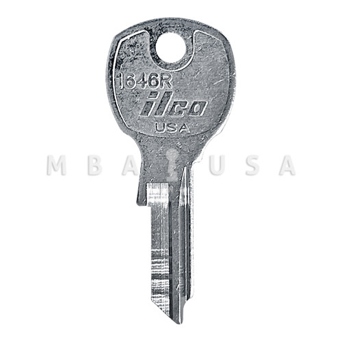 JMA NTC14 Mailbox Key – Chrome Finish, Fits Many National And USPS Mailboxes (1646R Style) – Please Confirm Match