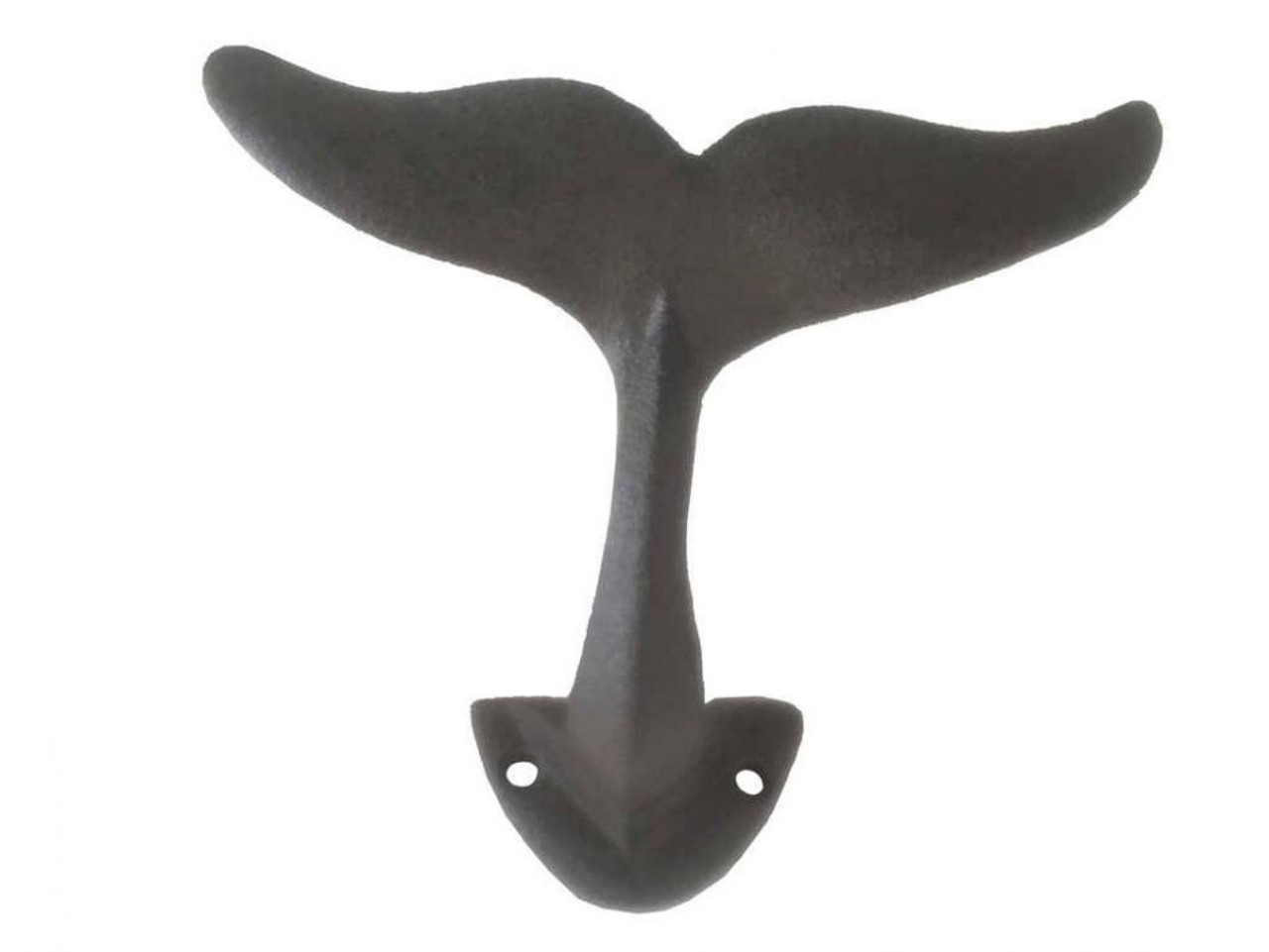 Whale Tail Hook Cast Iron Decorative 5 Beach Decor Hardware