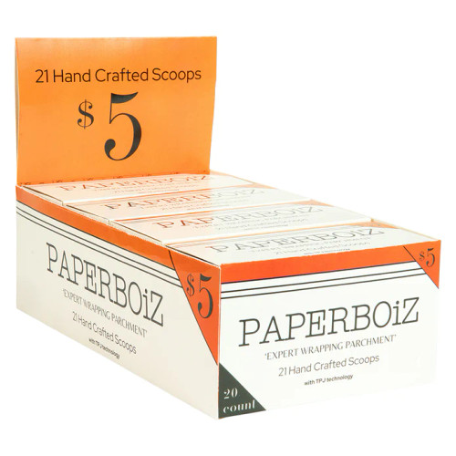 Paperboiz 21 Pack Hand Crafted Scoops 21ct -Display