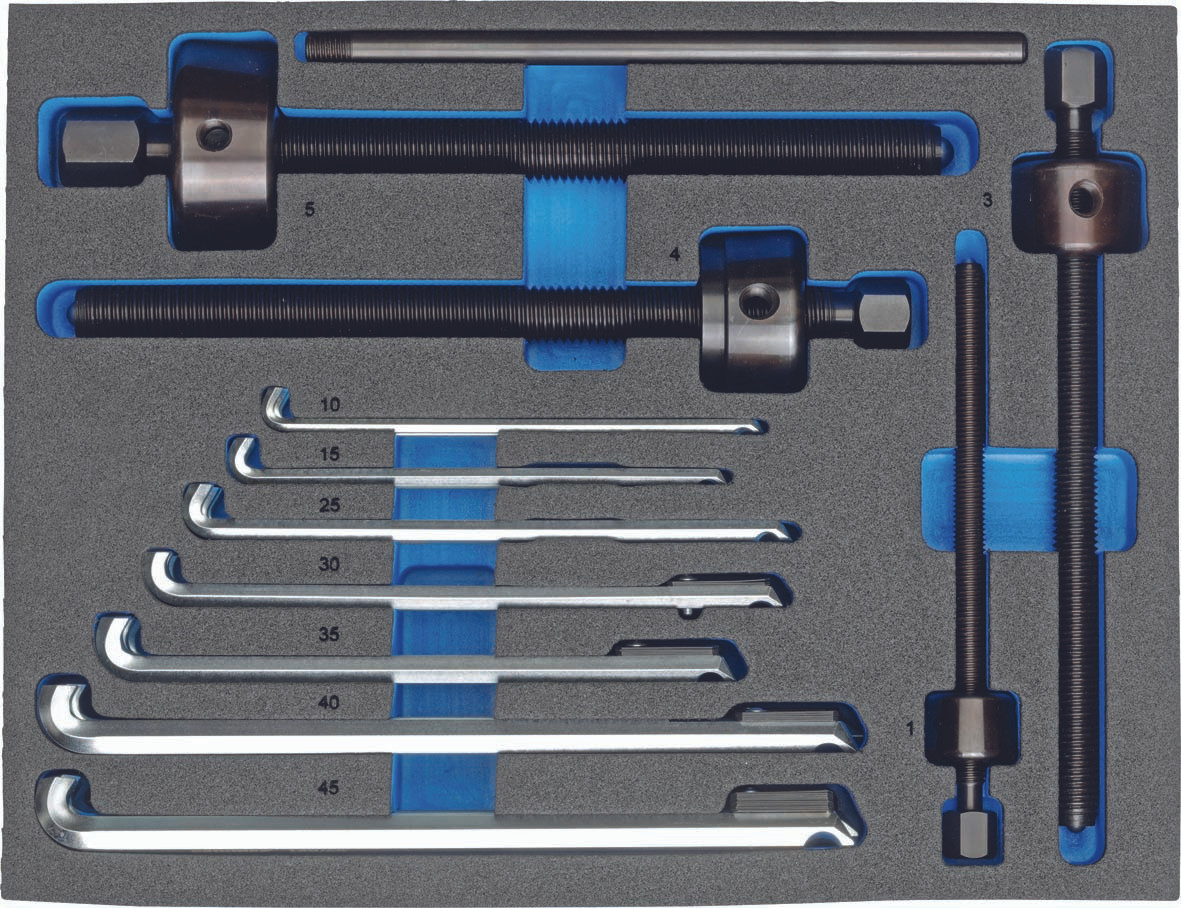 Gedore 2964430, Ball bearing extractor set in iBOXX 72 module Palmac