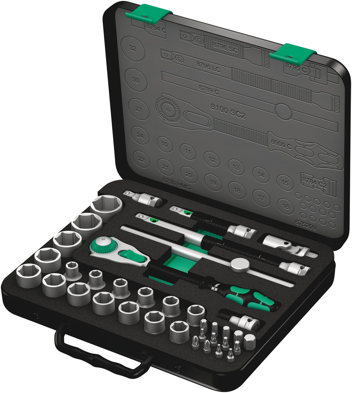 Wera 8100 SC 2 ZYKLOP 1/2" ZYKLOP 1/2" DR. SET 2 05003645001