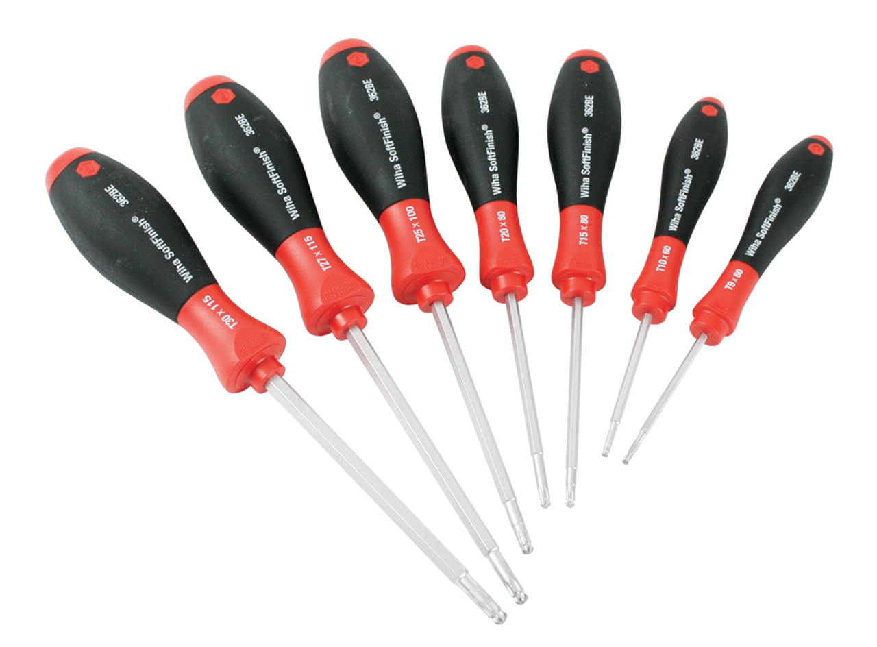 Wiha 36237, Torx® Ball End SoftFinish® 7 Pc. Set