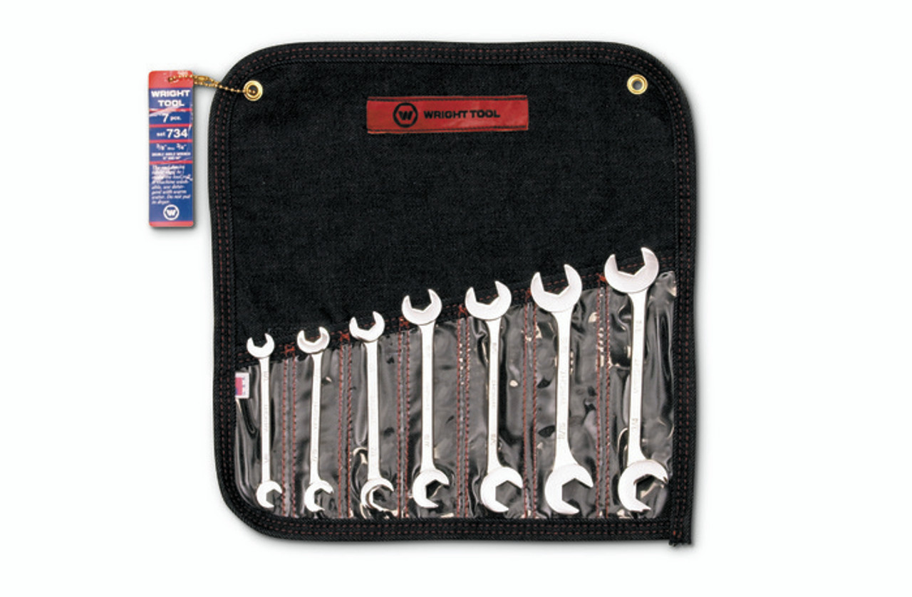 Wright Tool Open End Wrench 18 Piece Set - Double An 732