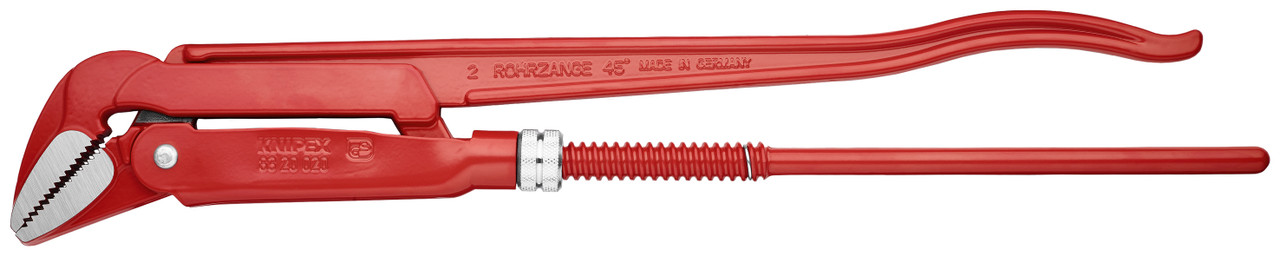 Knipex 83 20 020 KN | Swedish Pattern Pipe Wrench, 45 degree Angled