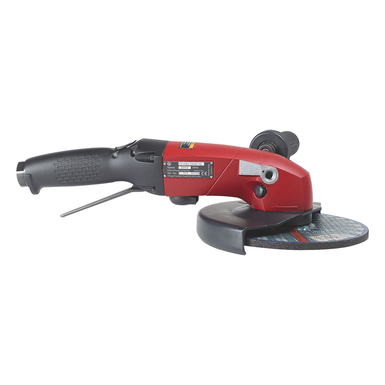 Chicago Pneumatic CP3850-85AB7V - 7 Inch (180 mm) Air Angle Grinder, 2.82  HP / 2100 W - 8500 RPM 6151607440