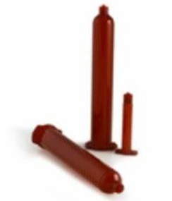 Nordson EFD Syringe Barrels, 3cc, UV/Light Block, Amber, 50/Box Palmac Tools, Inc