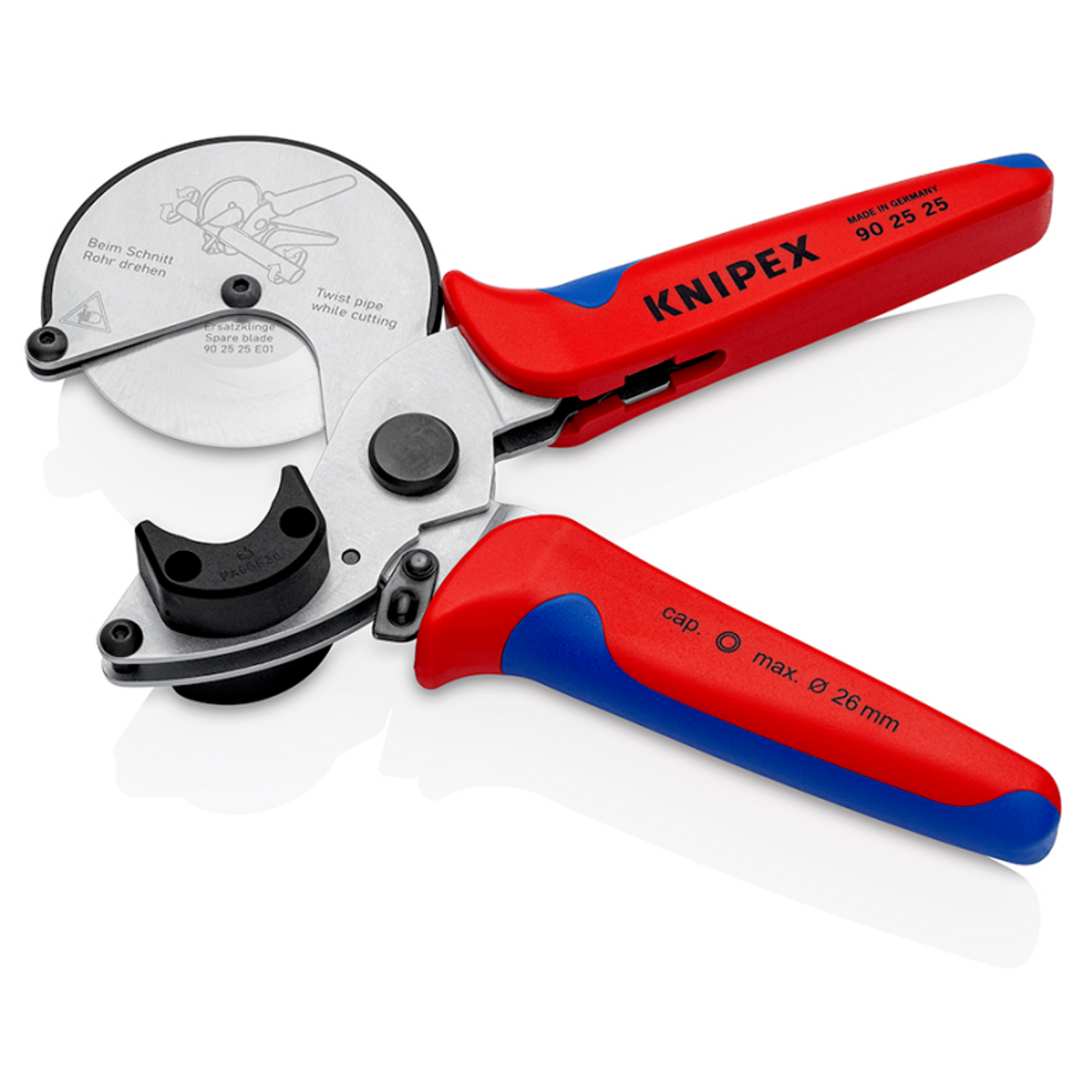 KNIPEX 8 1/4" Pipe Cutter for Composite and Plastic Pipes 90 25 25