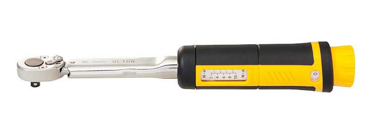 Tohnichi Ratchet Head Type Adjustable Torque Wrench, Range 2-10, 0.1N.m  resolution, 3/8