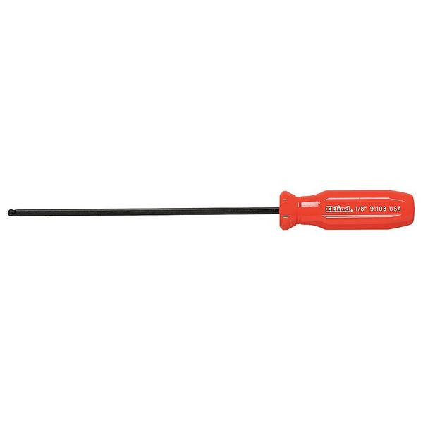 Eklind Ball End Hex Screwdriver 1/8 in 91108