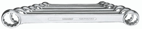 Gedore 4-8 Flat ring spanner set 8 pcs 6-22 mm 6061700
