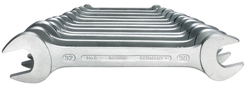 Gedore 6-122 ISO Double open ended spanner set 12 pcs 6-34 mm 6078350