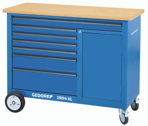 Gedore 1504 XL Mobile workbench, 1.25 m wide 1988468