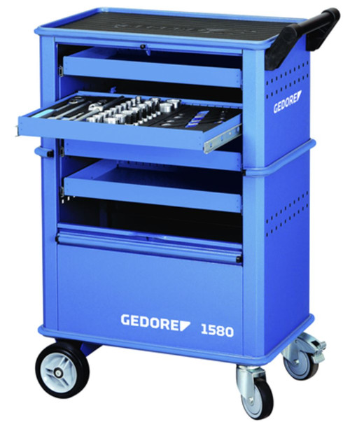 Gedore 1580 Tool trolley with 4 drawers 6627550