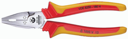 Gedore VDE 8250-180 H VDE Heavy duty combination pliers with VDE insulating sleeves 180 mm 1550950