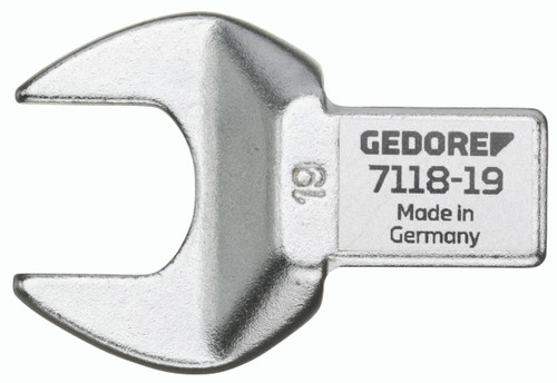 Gedore 7118-15 Rectangular open end fitting SE 14x18, 15 mm 7690100