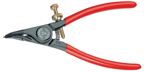 Gedore 6700140, Circlip pliers for external retaining rings, angled 30 degrees 1.5-3.5 mm