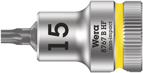 Wera 8767 B HF TX 15 x 35 mm Zyklop bit socket with 3/8" drive holding function 05003060001