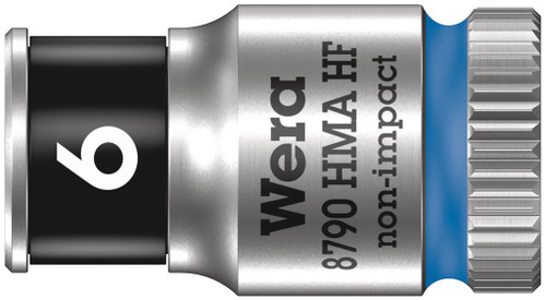Wera 8790 HMA HF Zyklop socket with 1/4" drive with holding function , 6,0  mm 05003721001