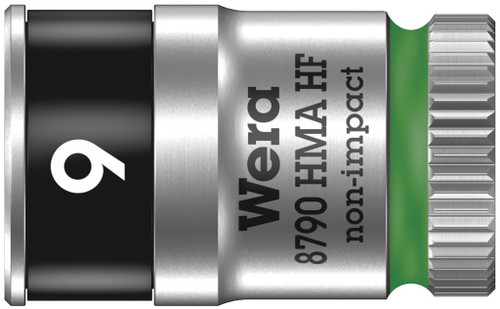 Wera 8790 HMA HF Zyklop socket with 1/4" drive with holding function , 9,0  mm 05003724001
