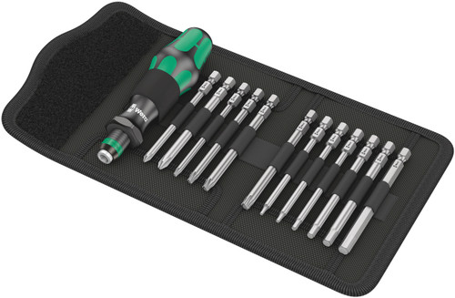 Wera Bicycle Set 2 KK 41 - but 13 piece set with 89mm Bits for bikes (PH/TX/HEX) 05004171001